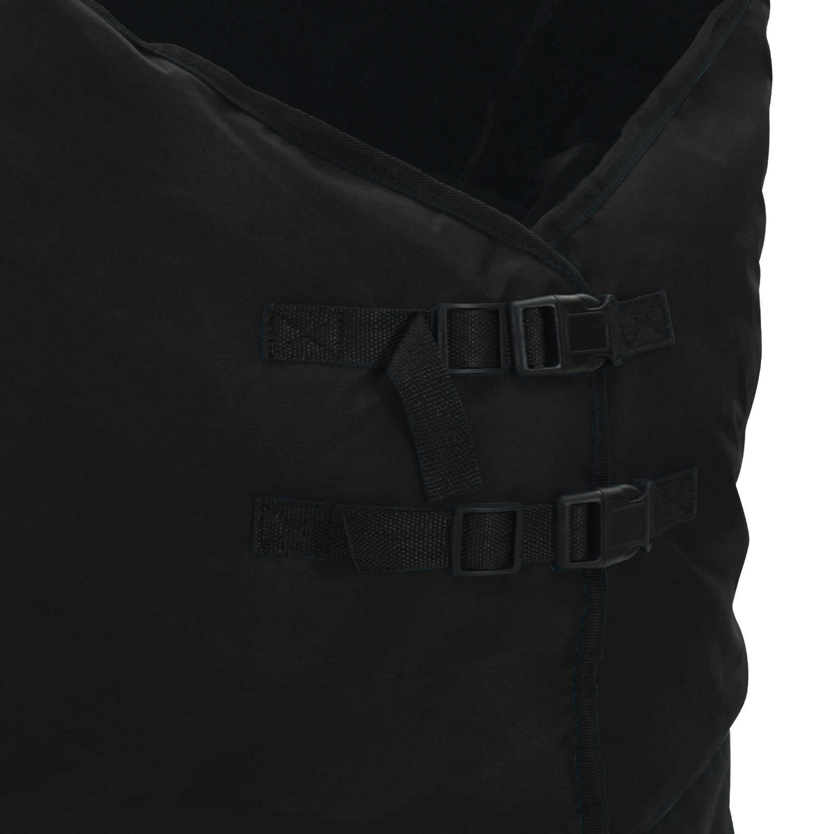 Hestetæppe Fuldt Sort 135 cm Polyester