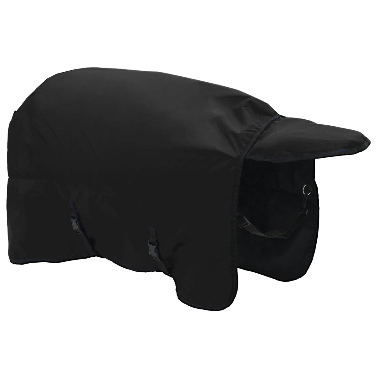 Hestetæppe Fuldt Sort 135 cm Polyester