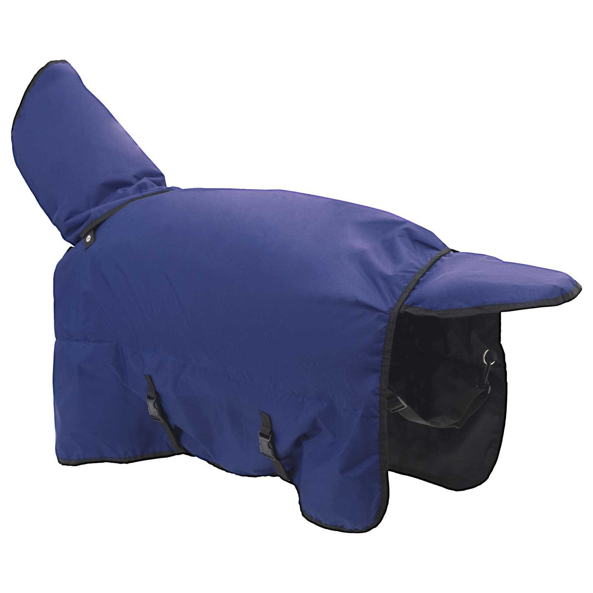 Hestetæppe Fuldt Marineblå 105 cm Polyester