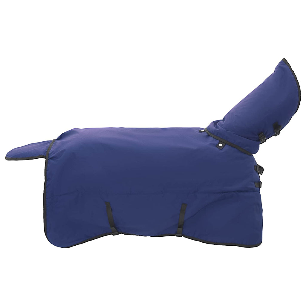Hestetæppe Fuldt Marineblå 115 cm Polyester