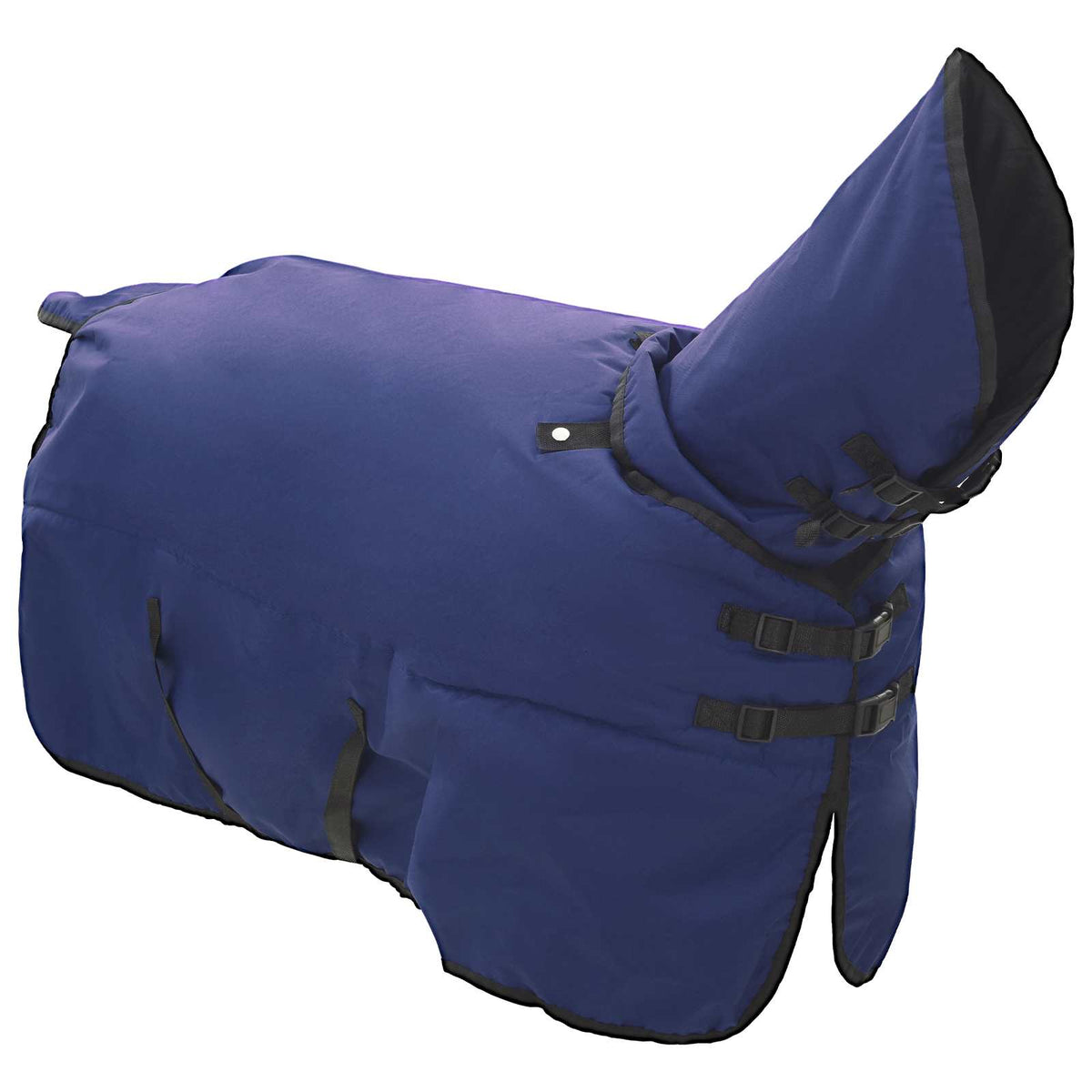 Hestetæppe Fuldt Marineblå 165 cm Polyester