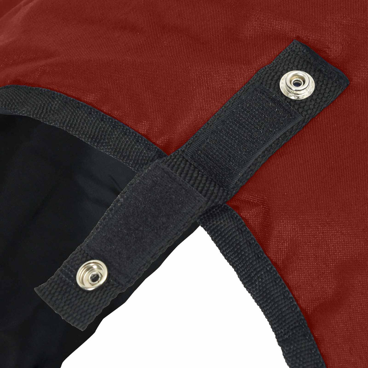 Hestetæppe Bordeaux og Sort 95 cm Polyester