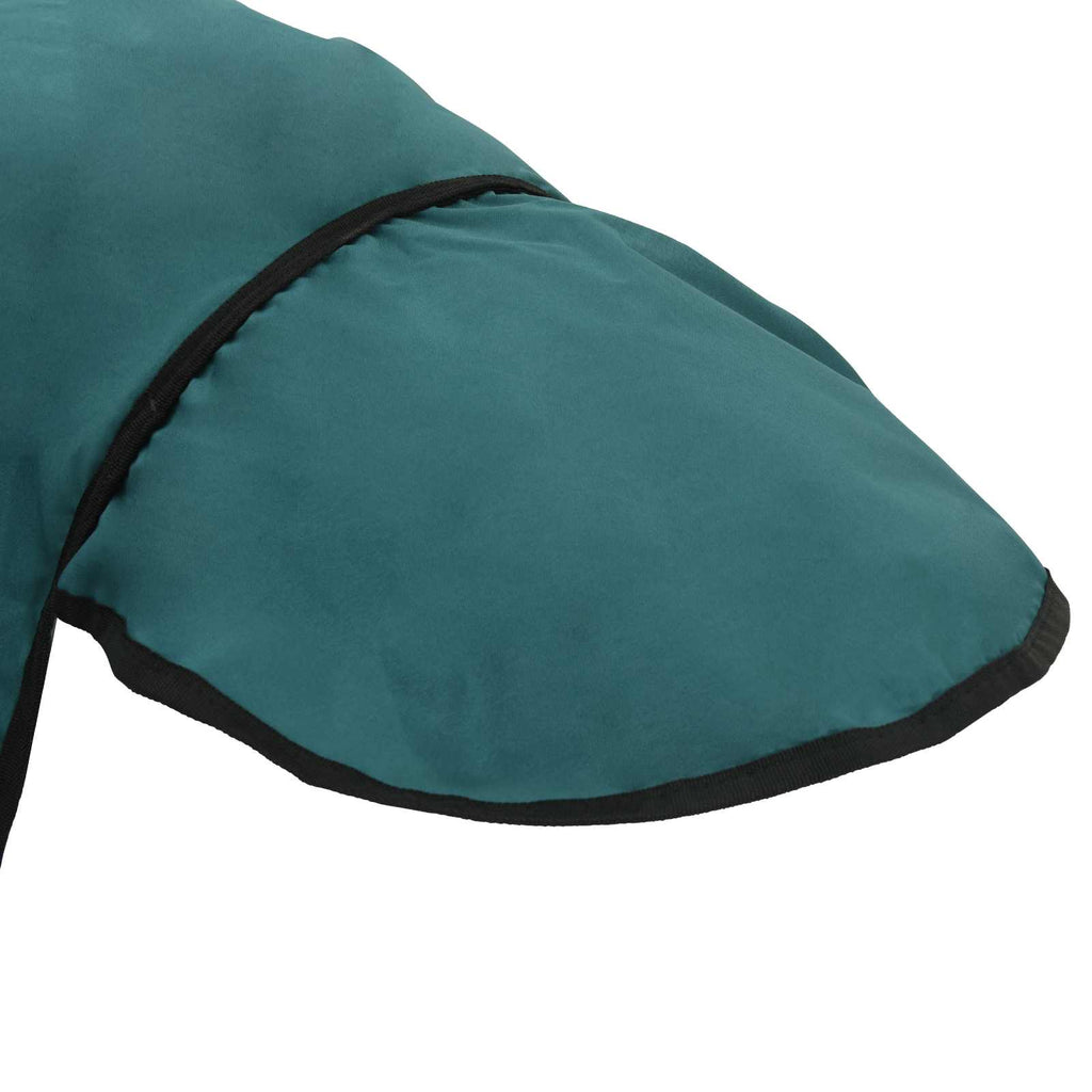 Hestetæppe Mørk Grøn og Sort 155 cm Polyester