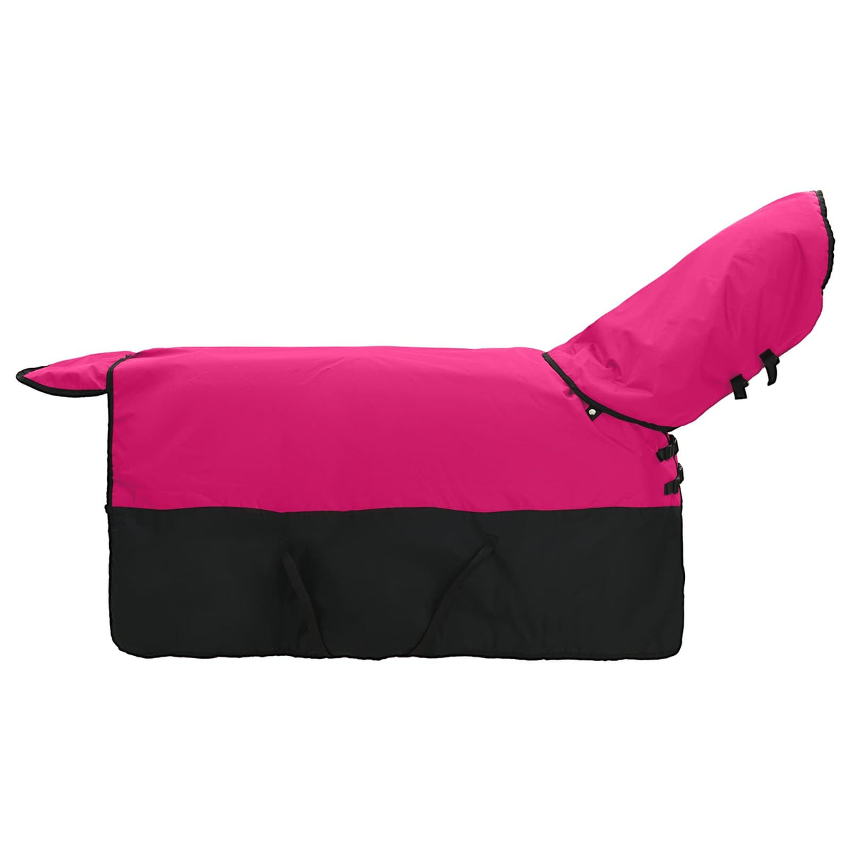 Hestetæppe Pink og Sort 75 cm Polyester