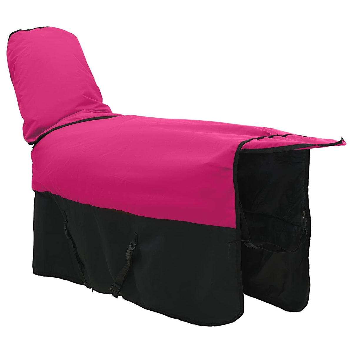Hestetæppe Pink og Sort 145 cm Polyester