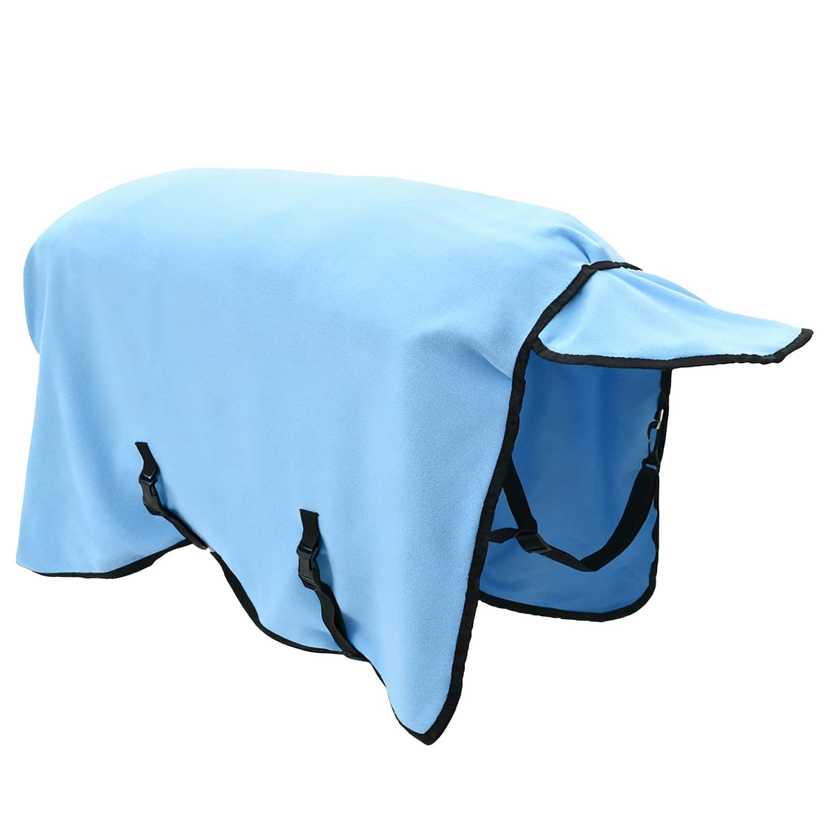 Hestetæppe Fuldt aqua 95 cm Polyester Fleece