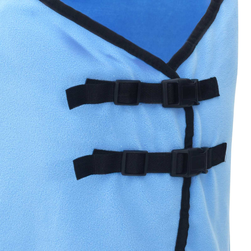 Hestetæppe Fuldt aqua 125 cm Polyester Fleece