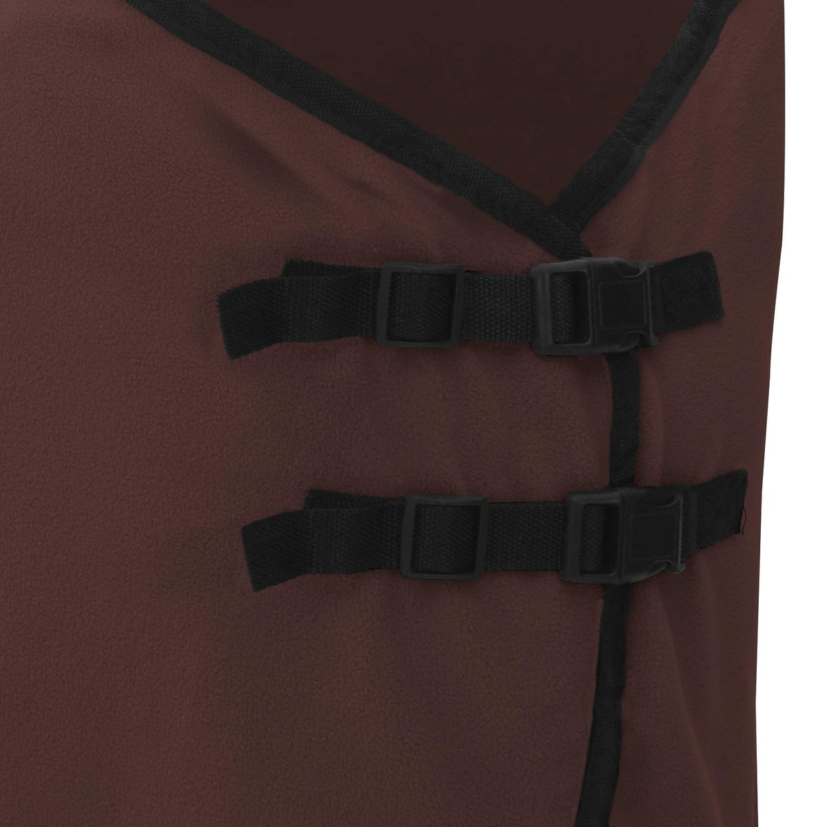 Hestetæppe Mørkebrun 75 cm Polyester Fleece