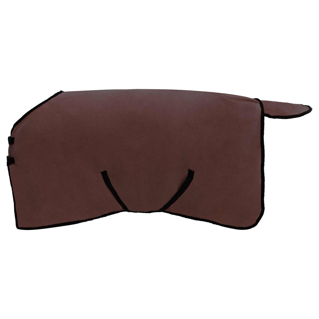 Hestetæppe Mørkebrun 115 cm Polyester Fleece