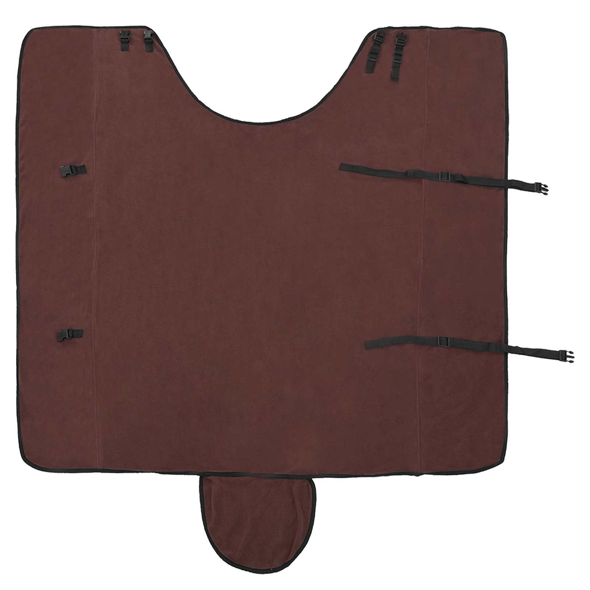 Hestetæppe Mørkebrun 125 cm Polyester Fleece