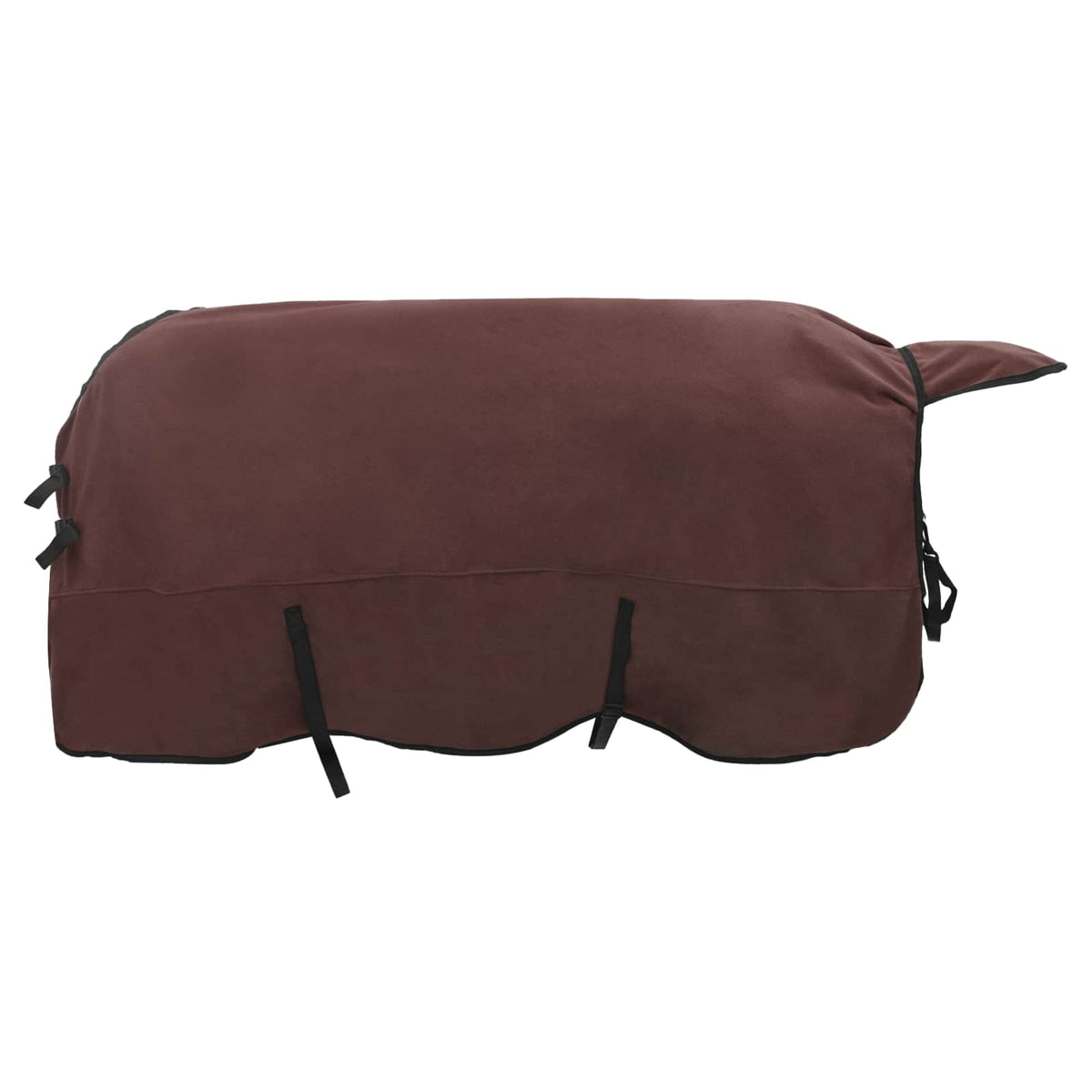 Hestetæppe Mørkebrun 155 cm Polyester Fleece
