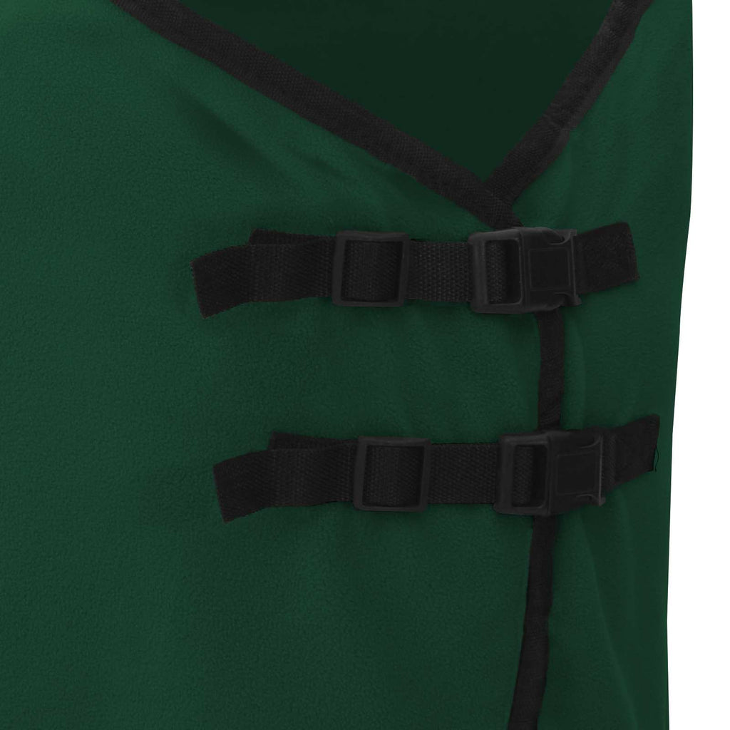 Hestetæppe Mørkegrøn 95 cm Polyester Fleece