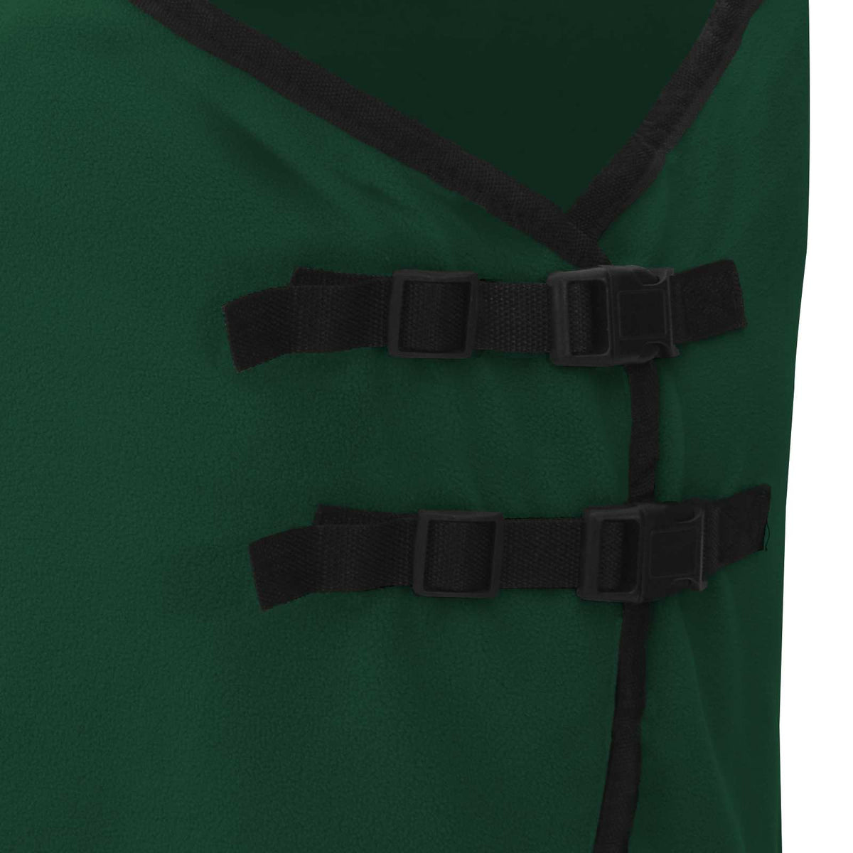 Hestetæppe Mørkegrøn 95 cm Polyester Fleece