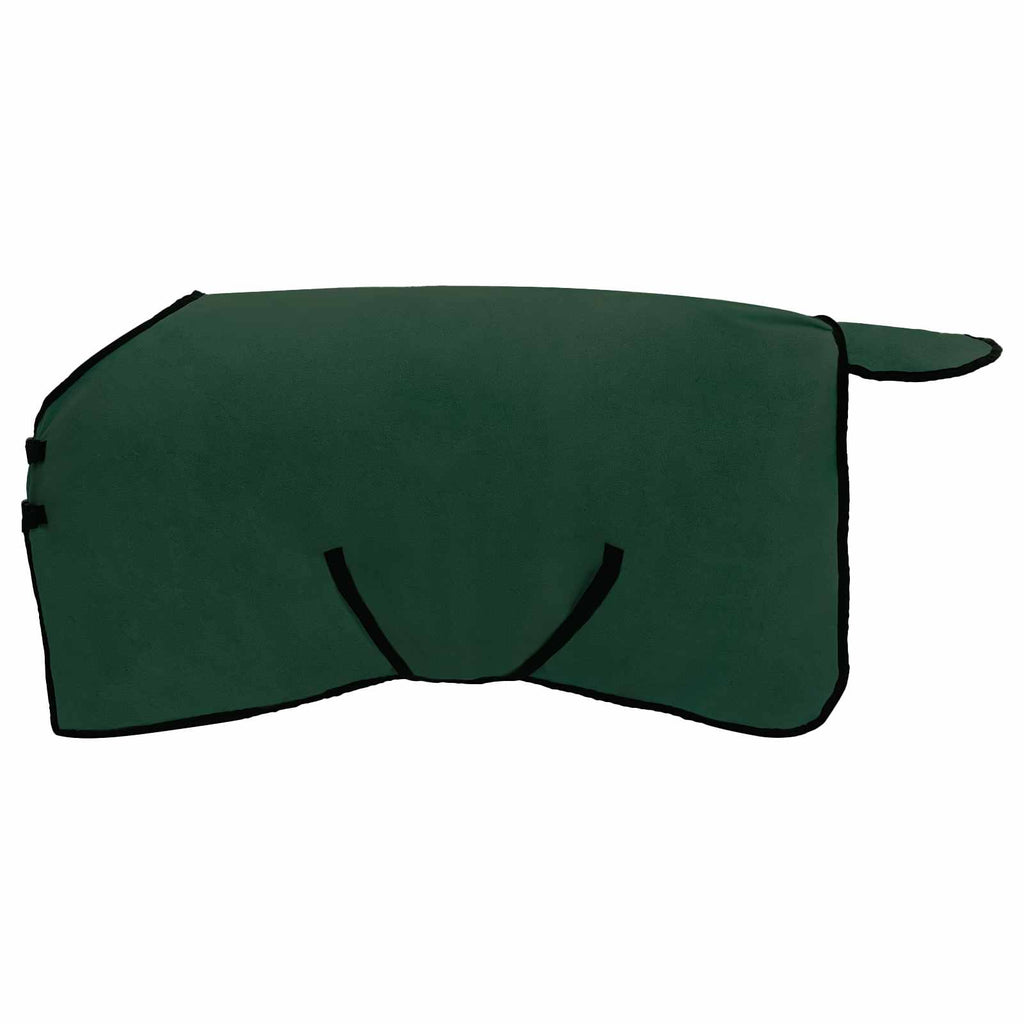 Hestetæppe Mørkegrøn 115 cm Polyester Fleece