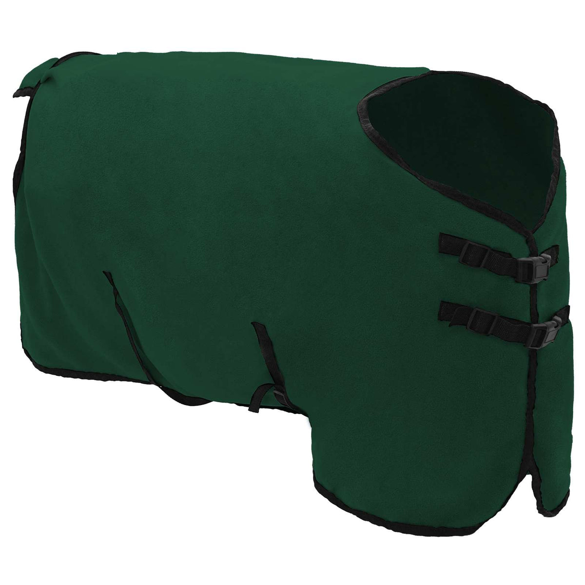 Hestetæppe Mørkegrøn 115 cm Polyester Fleece