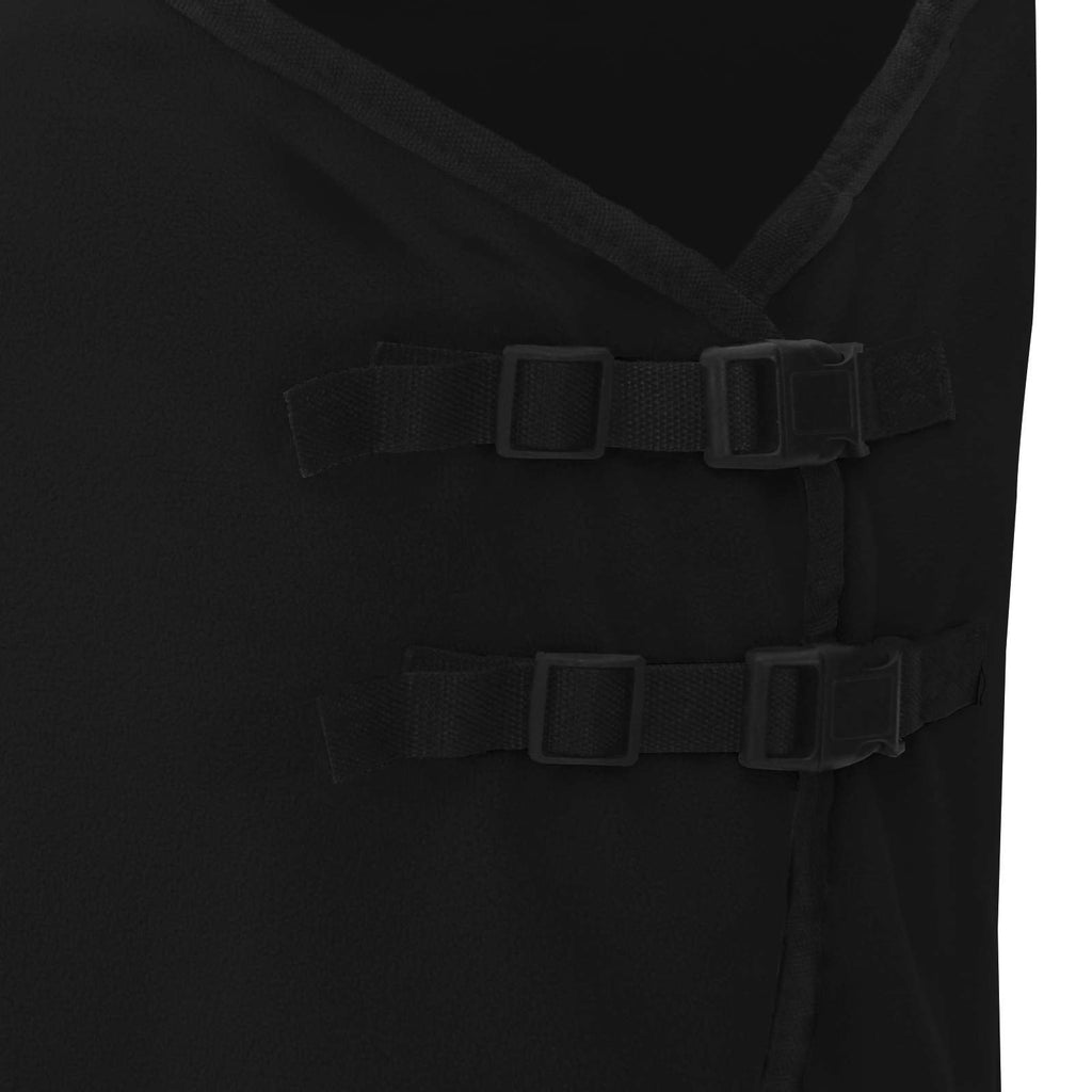 Hestetæppe Sort 75 cm Polyester Fleece