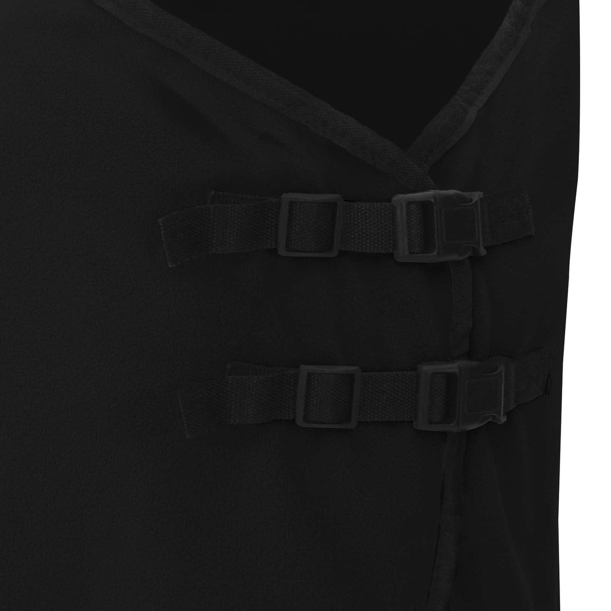 Hestetæppe Sort 75 cm Polyester Fleece