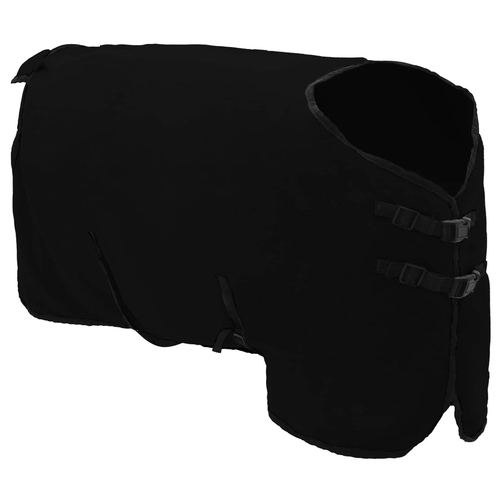 Hestetæppe Sort 115 cm Polyester Fleece