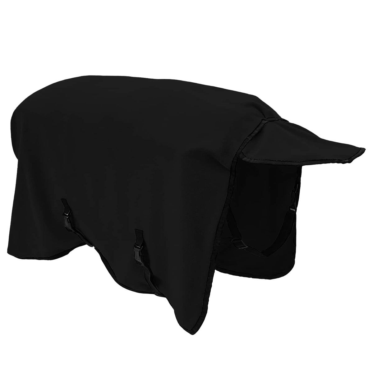 Hestetæppe Sort 115 cm Polyester Fleece