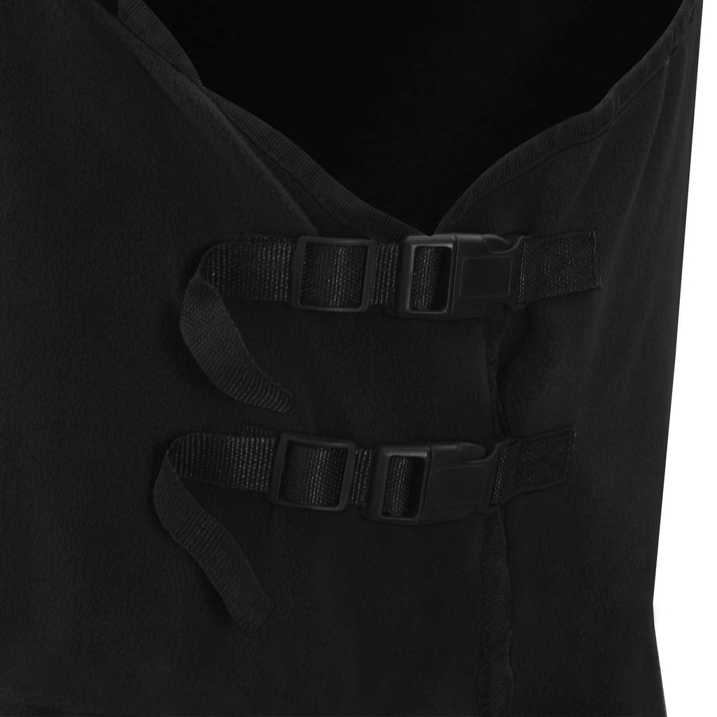 Hestetæppe Sort 135 cm Polyester Fleece