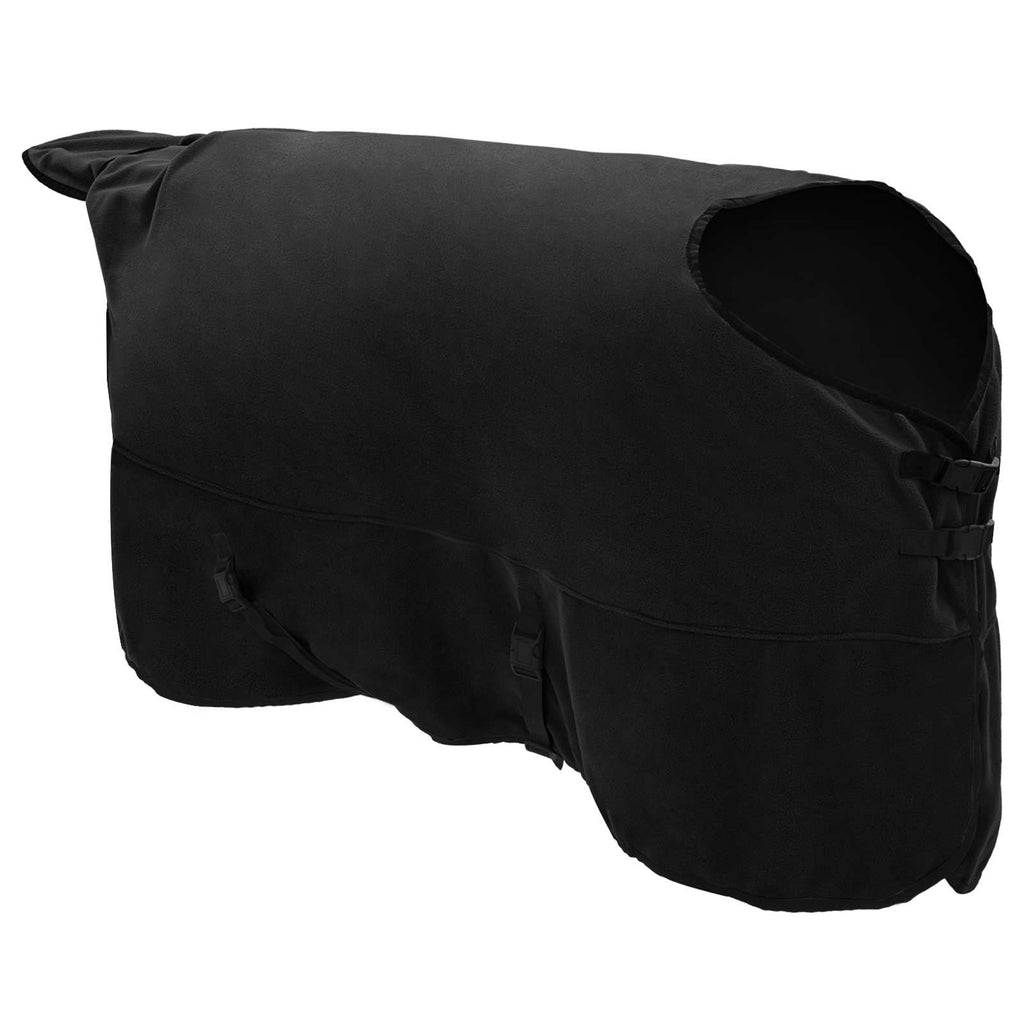 Hestetæppe Sort 135 cm Polyester Fleece