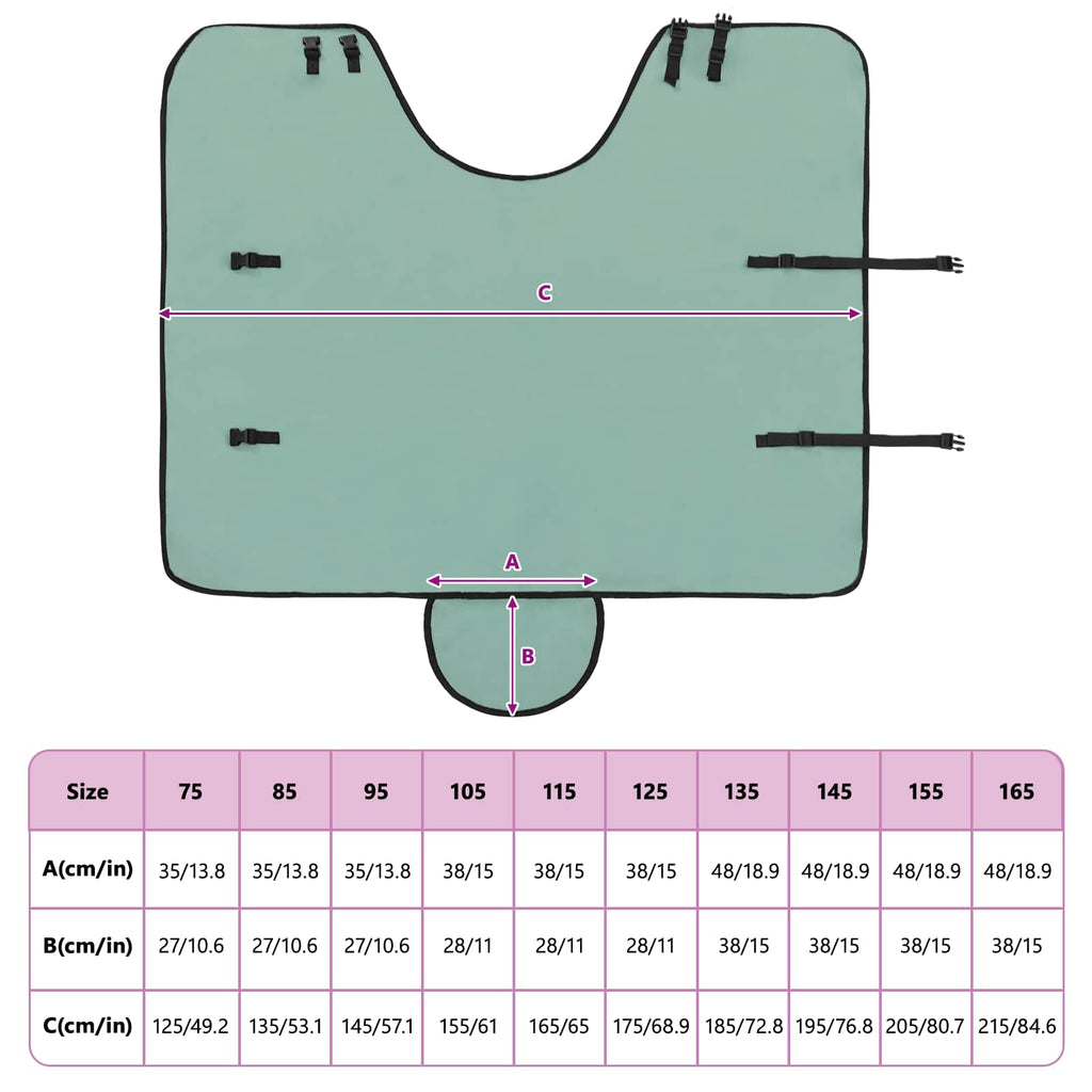 Hestetæppe Speciel grøn 85 cm Polyester Fleece