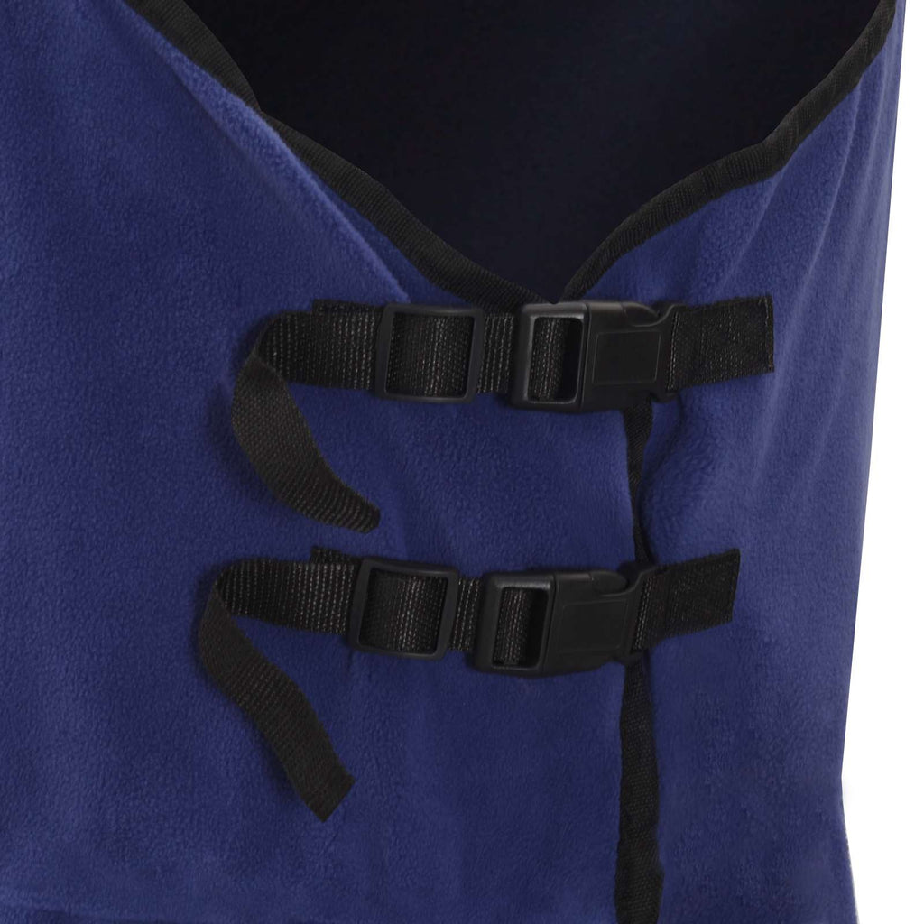 Hestetæppe Mørkeblå 125 cm Polyester Fleece