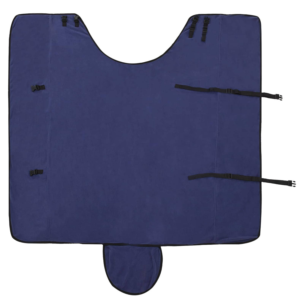 Hestetæppe Mørkeblå 125 cm Polyester Fleece
