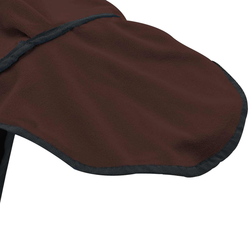 Hestetæppe Mørkebrun 115 cm Polyester Fleece