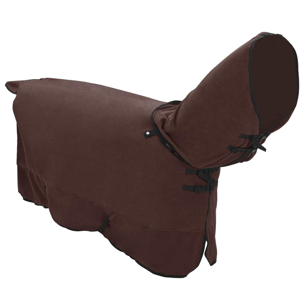 Hestetæppe Mørkebrun 135 cm Polyester Fleece