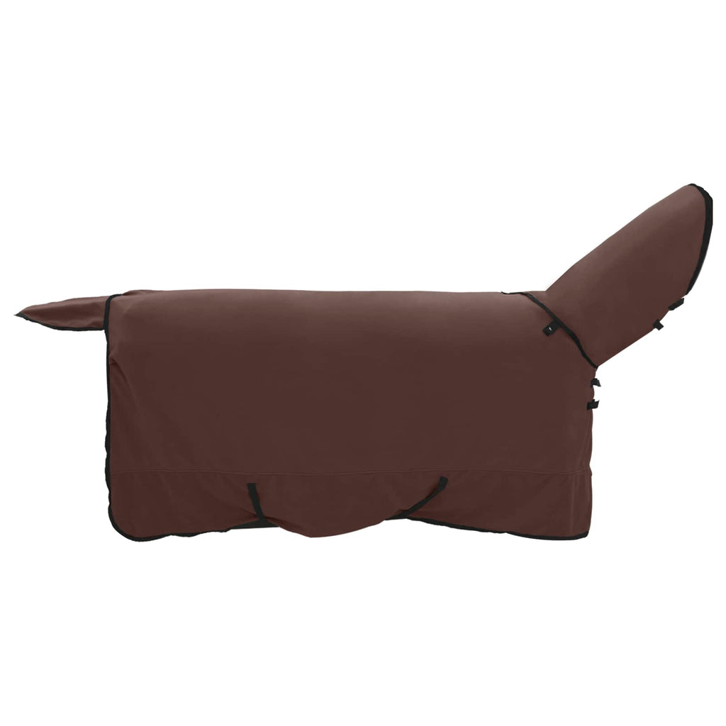 Hestetæppe Mørkebrun 145 cm Polyester Fleece