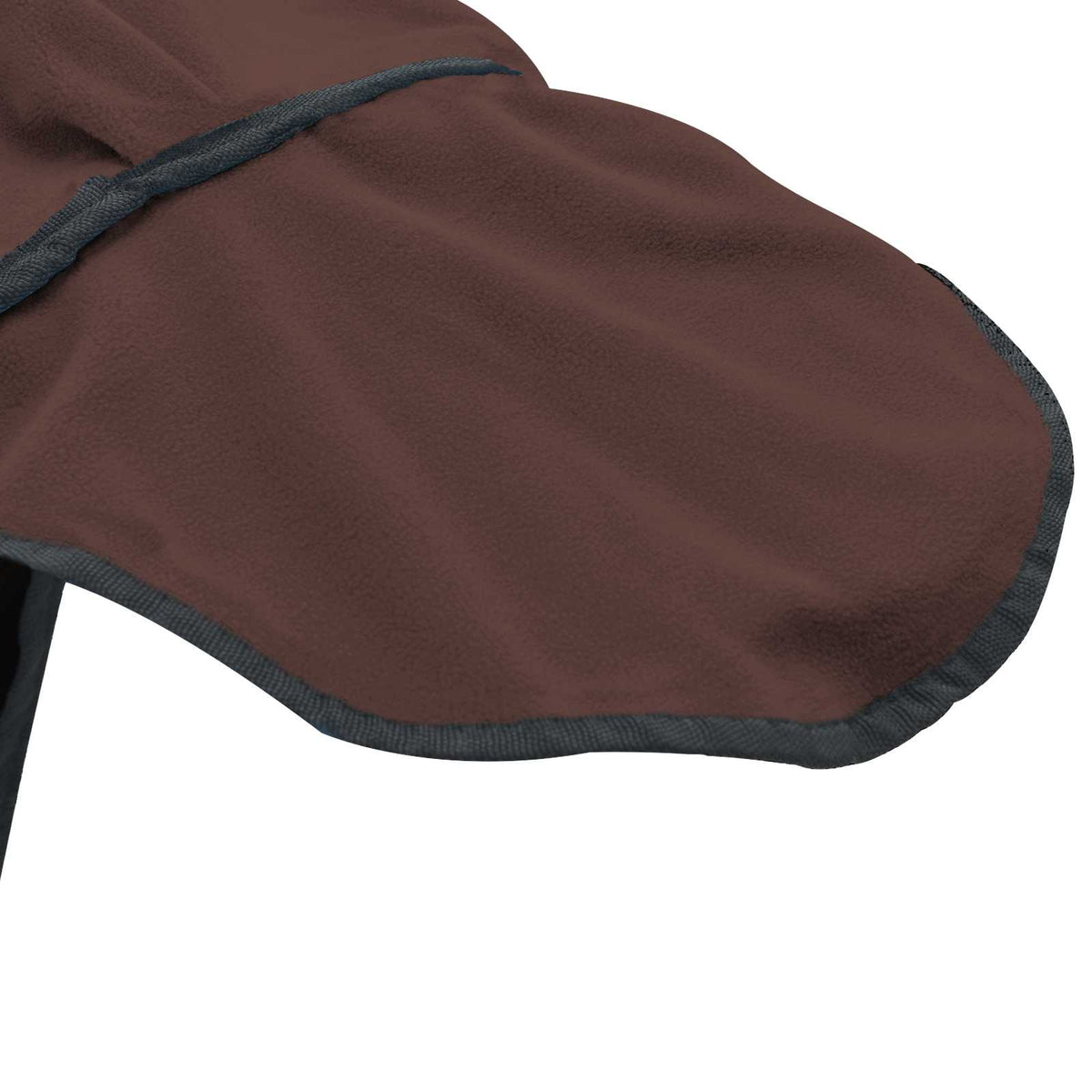 Hestetæppe Mørkebrun 155 cm Polyester Fleece