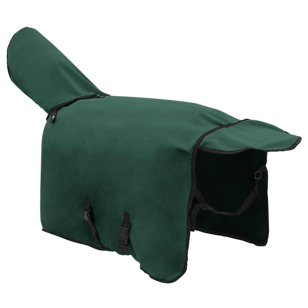 Hestetæppe Mørkegrøn 85 cm Polyester Fleece