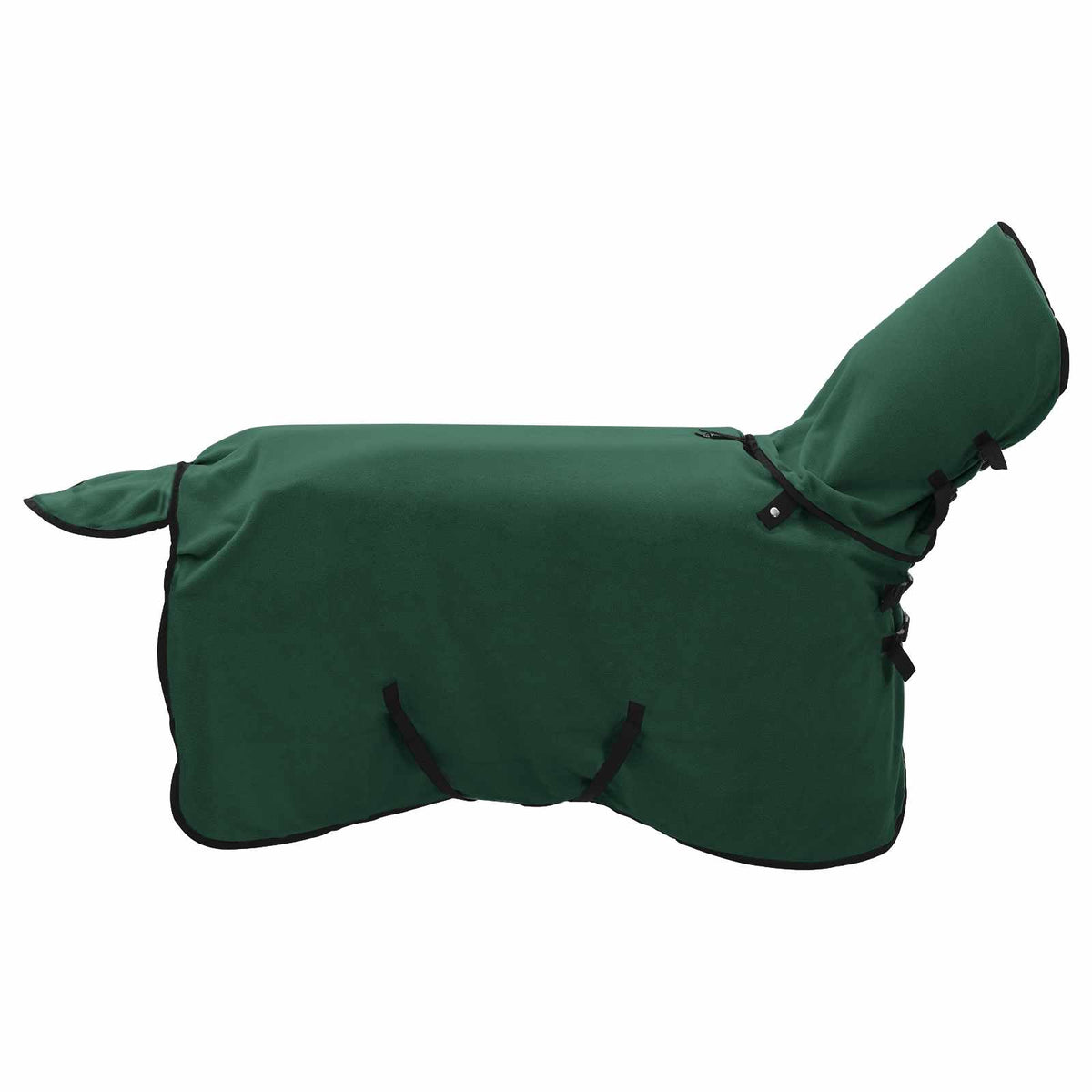 Hestetæppe Mørkegrøn 95 cm Polyester Fleece