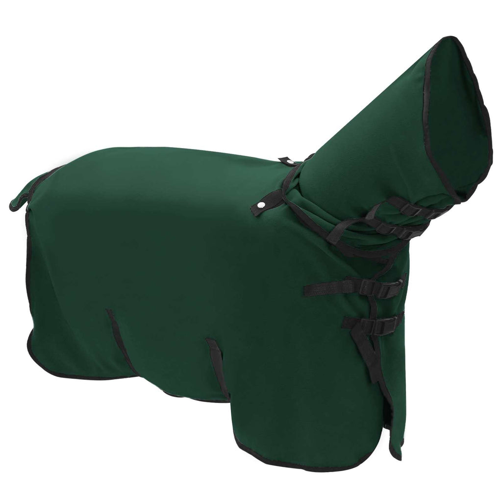 Hestetæppe Mørkegrøn 105 cm Polyester Fleece