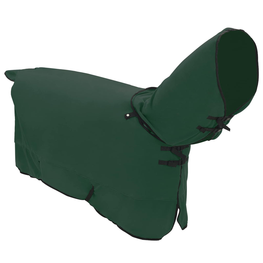 Hestetæppe Mørkegrøn 135 cm Polyester Fleece