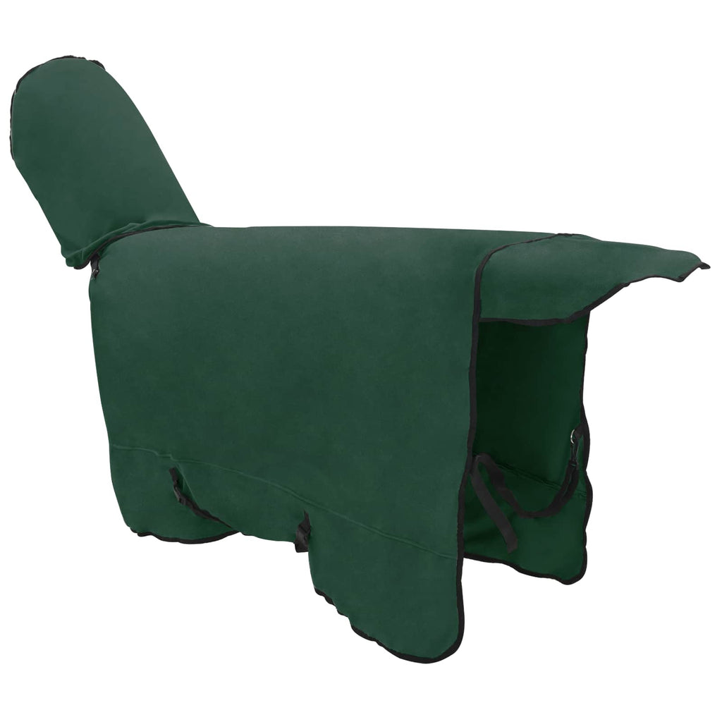 Hestetæppe Mørkegrøn 155 cm Polyester Fleece