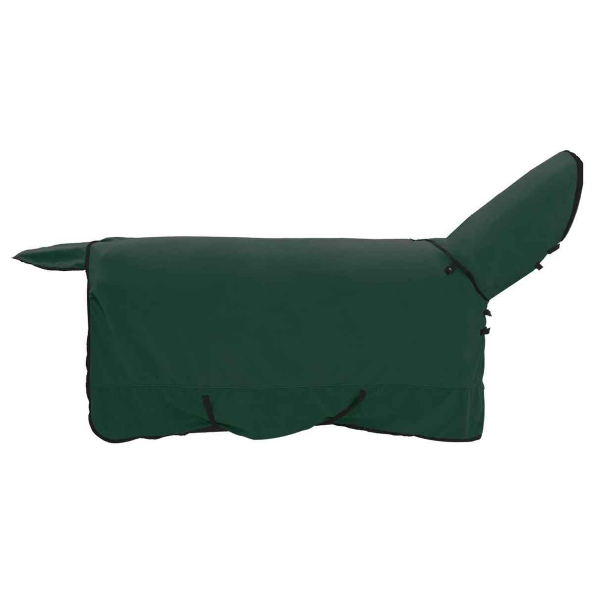 Hestetæppe Mørkegrøn 165 cm Polyester Fleece
