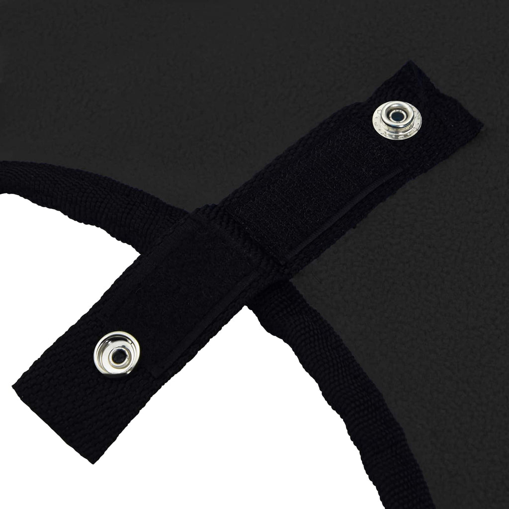 Hestetæppe Sort 165 cm Polyester Fleece