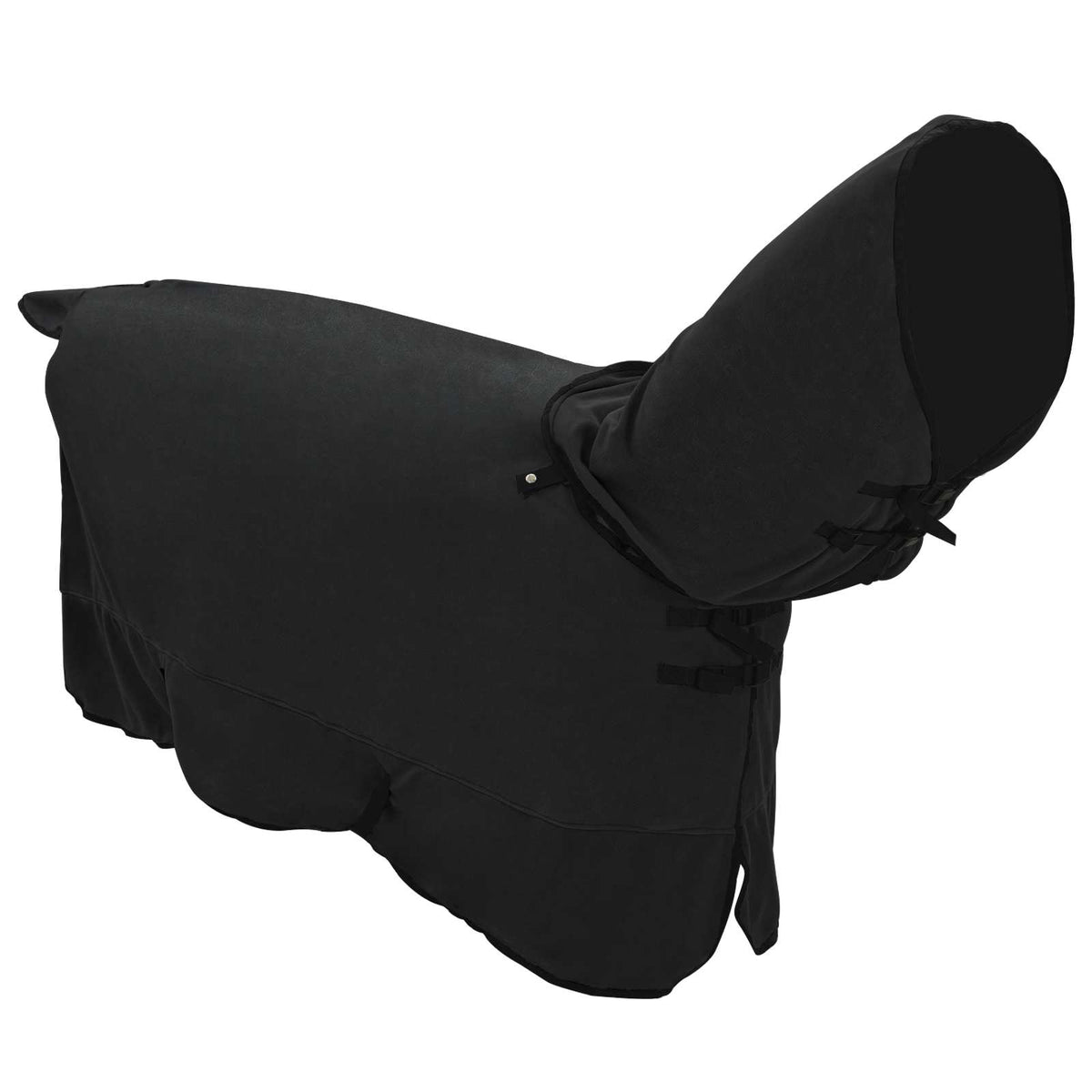 Hestetæppe Sort 165 cm Polyester Fleece
