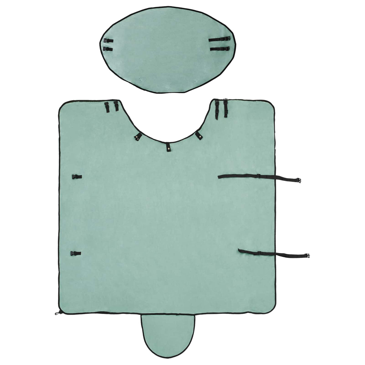 Hestetæppe Speciel grøn 105 cm Polyester Fleece