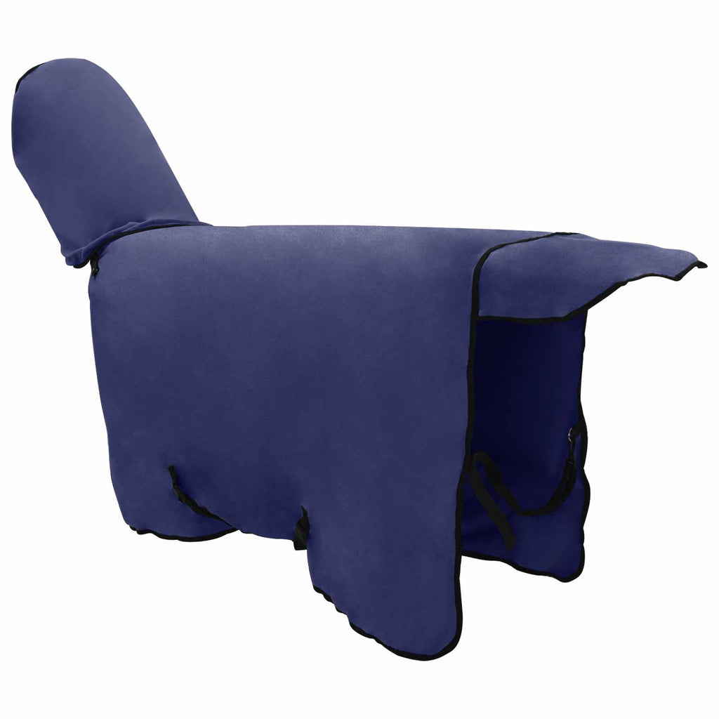 Hestetæppe Mørkeblå 75 cm Polyester Fleece