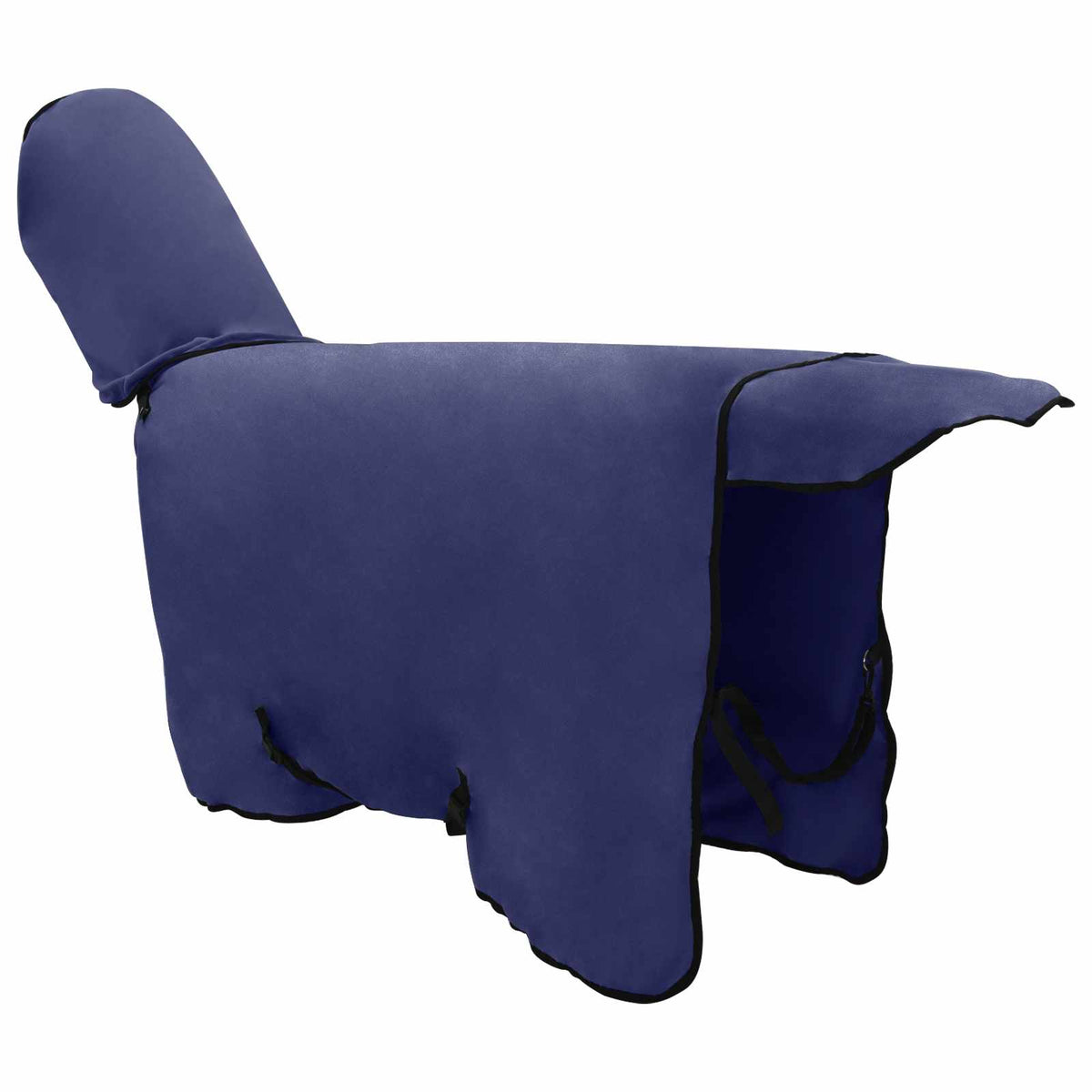 Hestetæppe Mørkeblå 75 cm Polyester Fleece