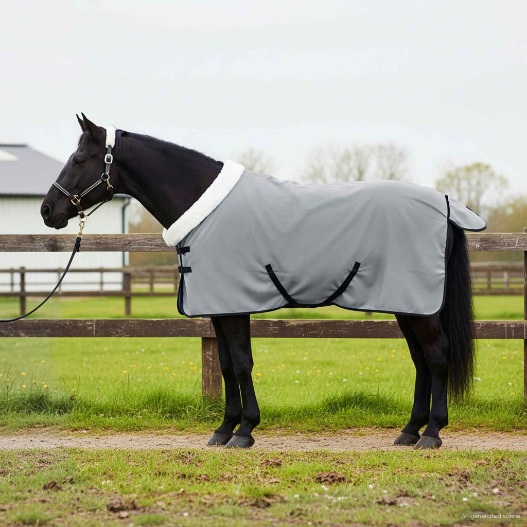Hestetæppe Lysegrå 75 cm Polar fleece