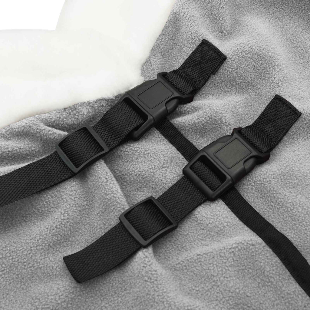 Hestetæppe Lysegrå 115 cm Polar fleece