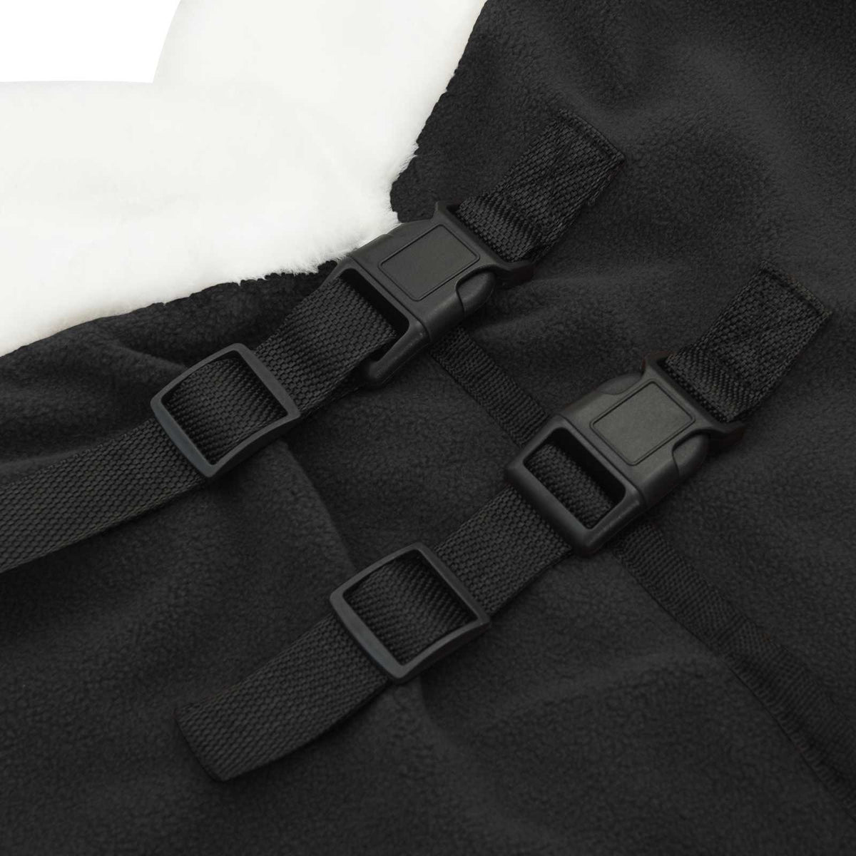 Hestetæppe Sort 85 cm Polar fleece