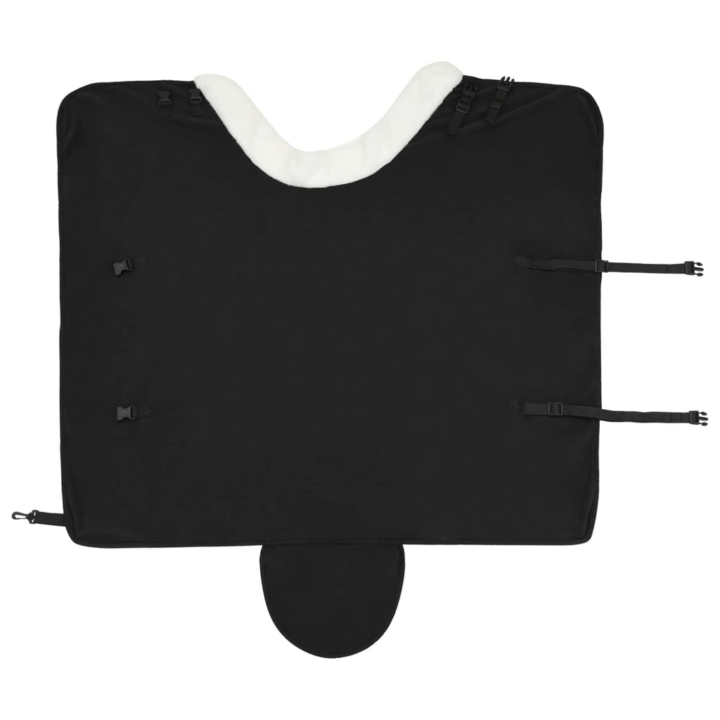 Hestetæppe Sort 85 cm Polar fleece