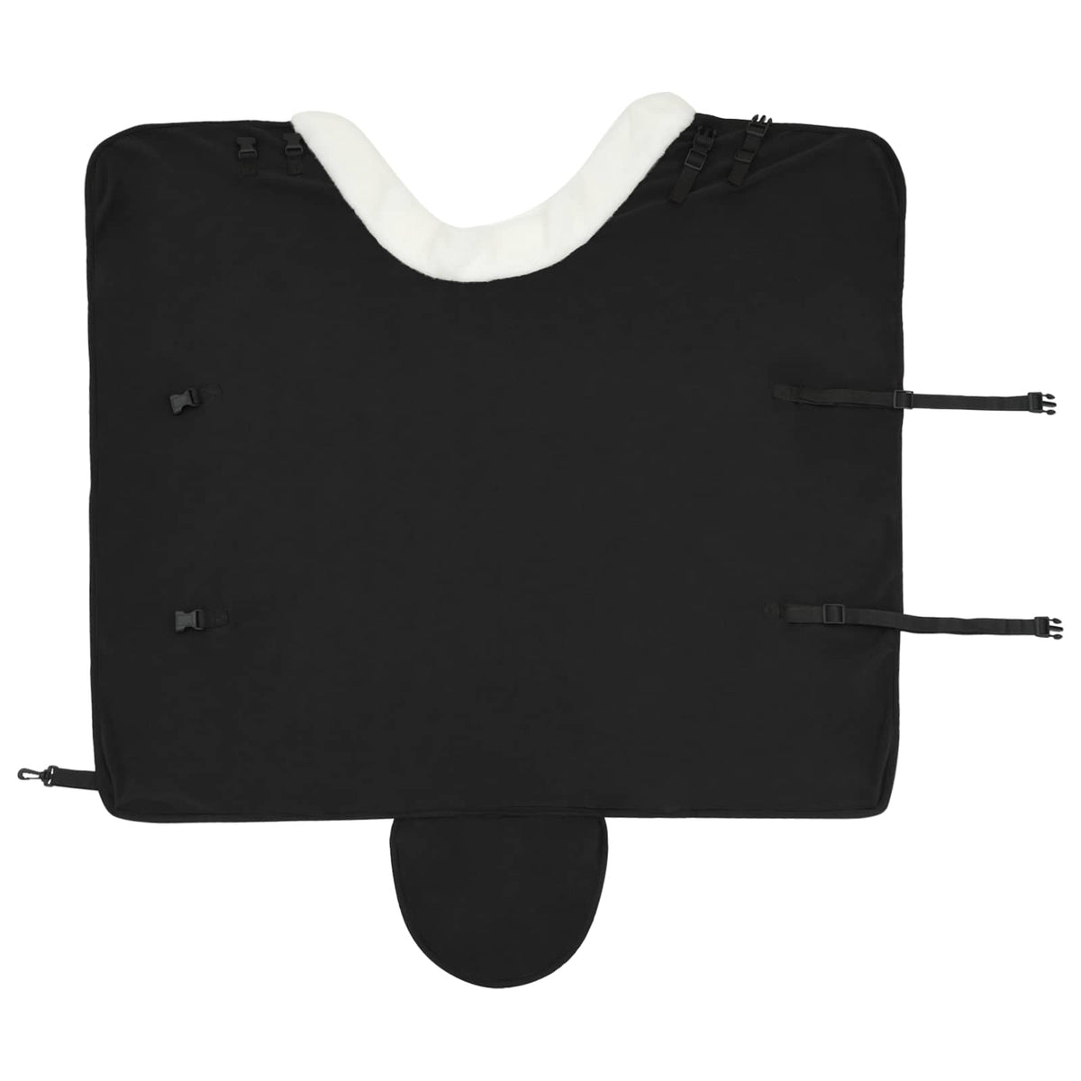 Hestetæppe Sort 105 cm Polar fleece
