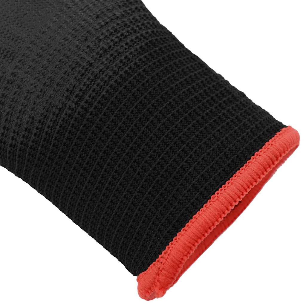 Arbejds handsker 12 stk. Sort 7 / S Polyester