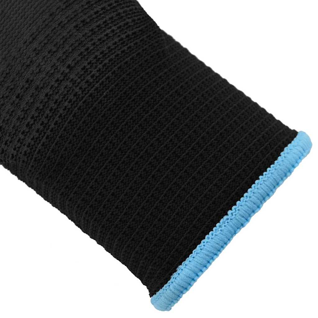 Arbejds handsker 12 stk. Sort 9 / l Polyester